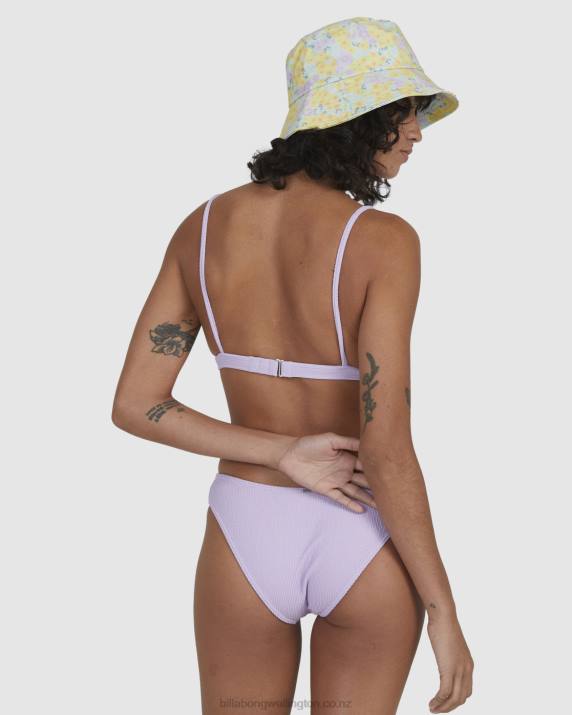Women Lilac Billabong Sunrays Bondi Bikini Bottoms 80P81655