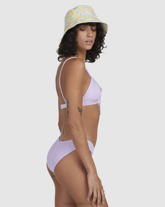 Women Lilac Billabong Sunrays Bondi Bikini Bottoms 80P81655