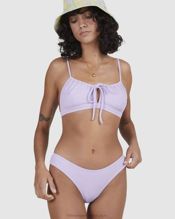 Women Lilac Billabong Sunrays Bondi Bikini Bottoms 80P81655