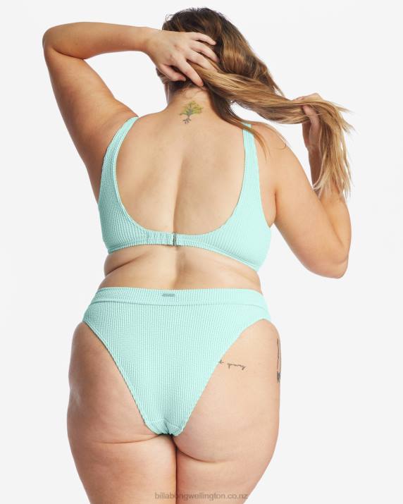 Women Mint Kiss Billabong Summer High Maui Rider Bikini Bottoms 80P81737