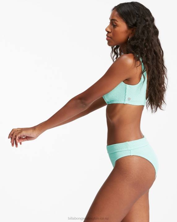 Women Mint Kiss Billabong Summer High Maui Rider Bikini Bottoms 80P81737