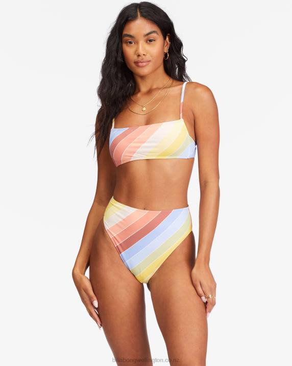 Women Multi Billabong Brighter Daze Rise Bikini Bottoms 80P81537