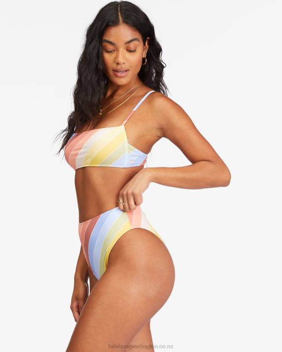 Women Multi Billabong Brighter Daze Rise Bikini Bottoms 80P81537