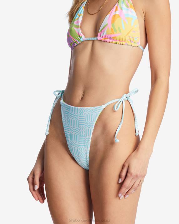 Women Multi Billabong Dreamland Rev Havana Reversible Tie Side Bikini Bottoms 80P81422