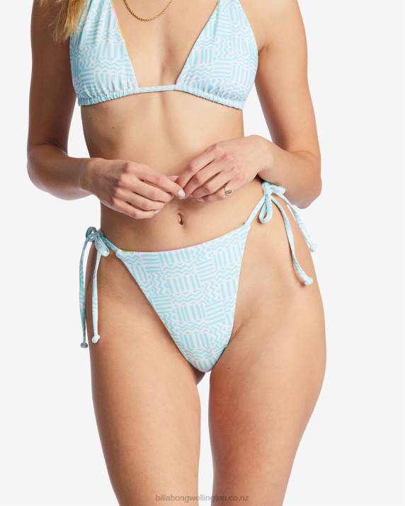 Women Multi Billabong Dreamland Rev Havana Reversible Tie Side Bikini Bottoms 80P81422