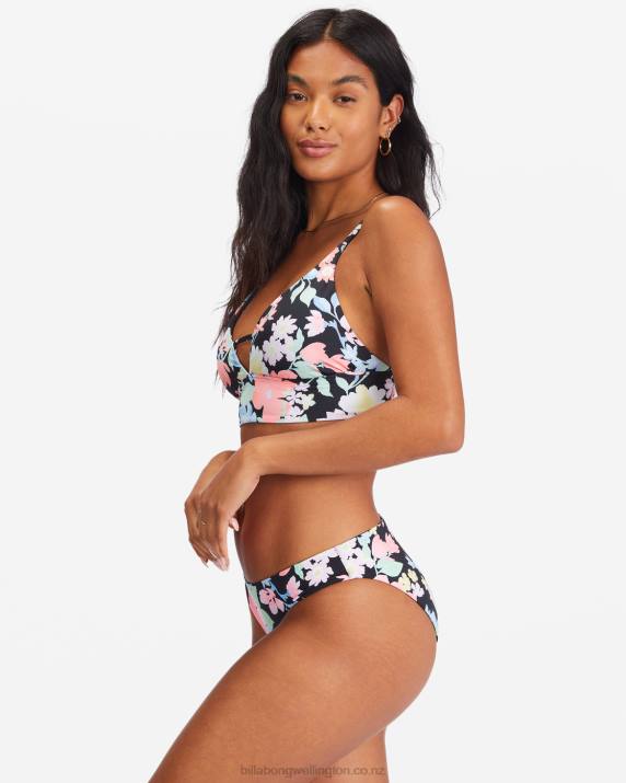 Women Multi Billabong Feelin Tropical Lowrider Reversible Low Rise Bikini Bottoms 80P81725