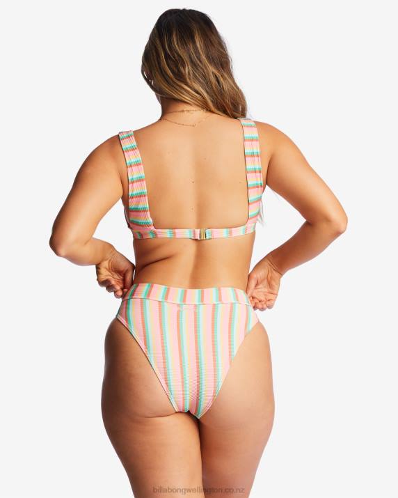 Women Multi Billabong Island Glow Tanlines Maui Bikini Bottoms 80P81454