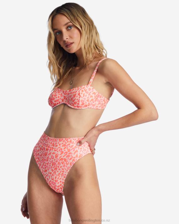 Women Multi Billabong Lei Low Rev Rise Reversible Bikini Bottoms 80P81464