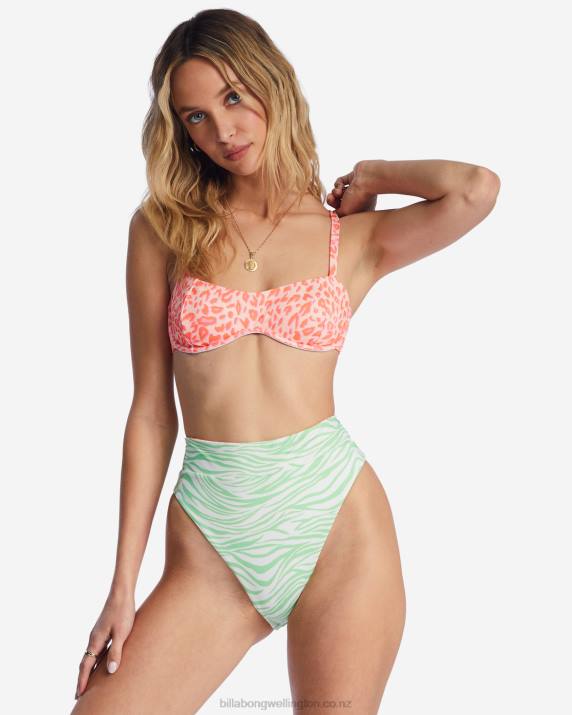 Women Multi Billabong Lei Low Rev Rise Reversible Bikini Bottoms 80P81464