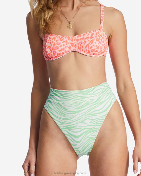 Women Multi Billabong Lei Low Rev Rise Reversible Bikini Bottoms 80P81464