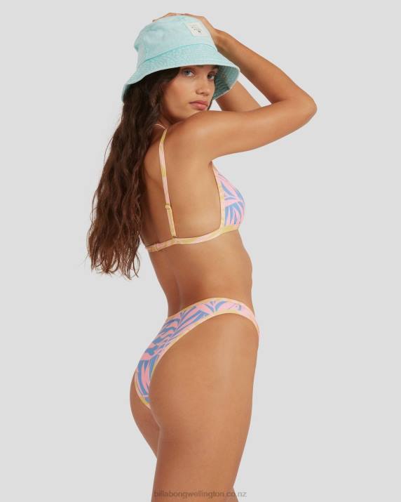 Women Multi Billabong Mystic Beach Hike Bikini Bottoms 80P81674