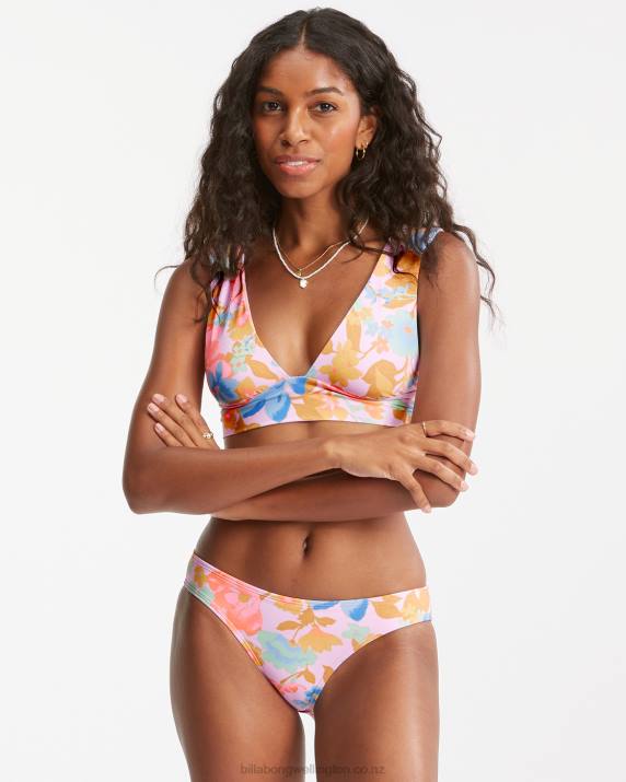 Women Multi Billabong Pick Me Up Lowrider Bikini Bottoms 80P81562