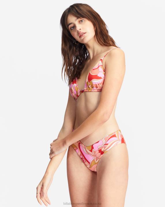 Women Multi Billabong Pretty Groovy Fiji Bikini Bottoms 80P81524