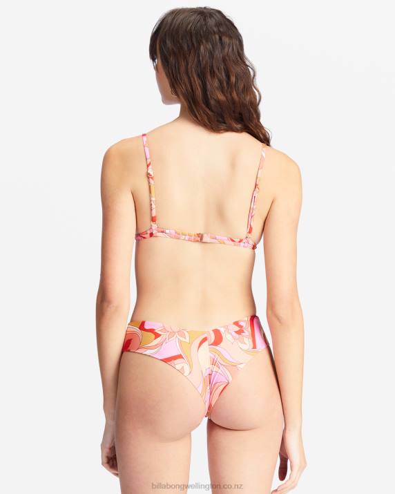 Women Multi Billabong Pretty Groovy Fiji Bikini Bottoms 80P81524