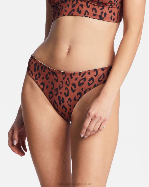 Women Multi Billabong Spotted In Paradise Lowrider Reversible Bikini Bottoms 80P81439