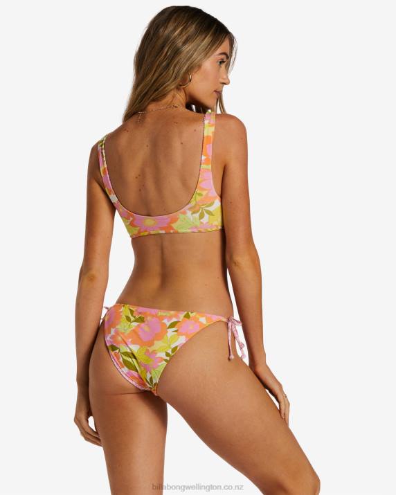Women Multi Billabong Summer Folk Reversible Medium Bikini Bottoms 80P81181