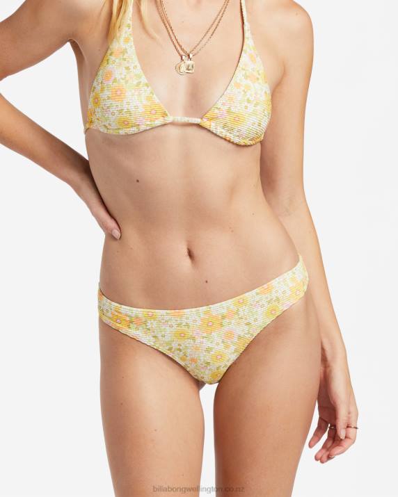 Women Multi Billabong Sun Worshipper Tanlines Skimpy Bikini Bottoms 80P81158