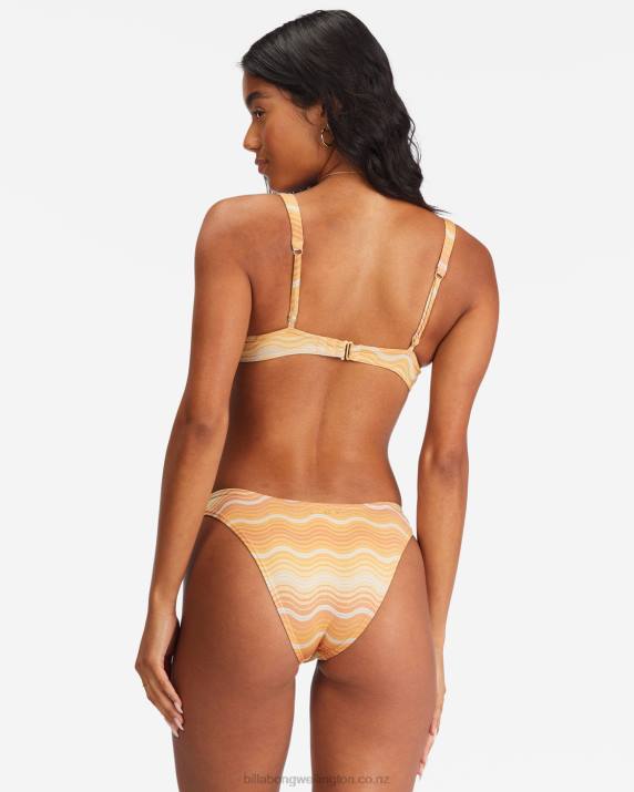 Women Multi Billabong Wave Hello Hike Bikini Bottoms 80P81529