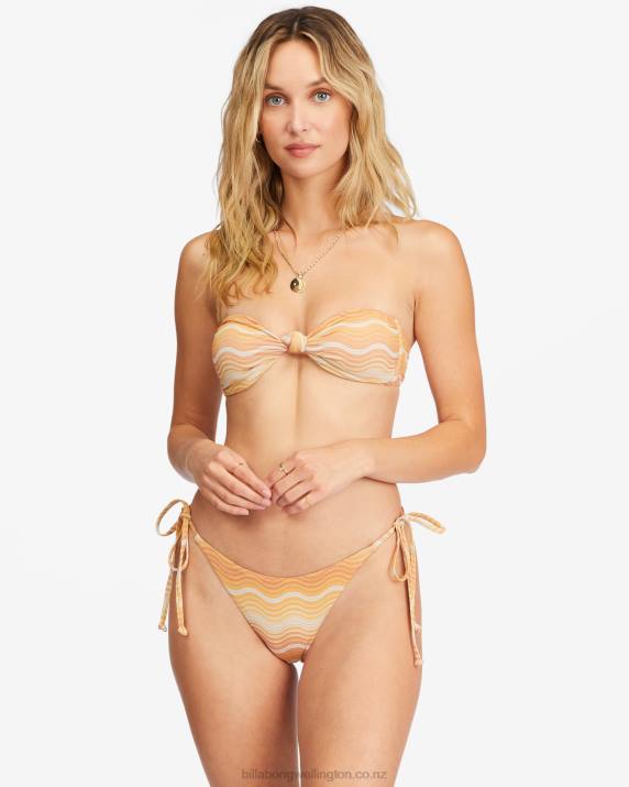 Women Multi Billabong Wave Hello Tie-Side Maya Bikini Bottoms 80P81528