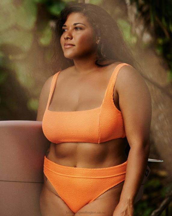 Women Orange Crush Billabong Summer High Maui Rider Bikini Bottoms 80P81625