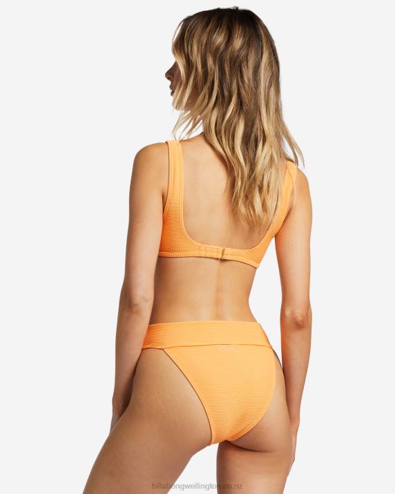 Women Orange Peel Billabong Tanlines Aruba Bikini Bottoms 80P81217