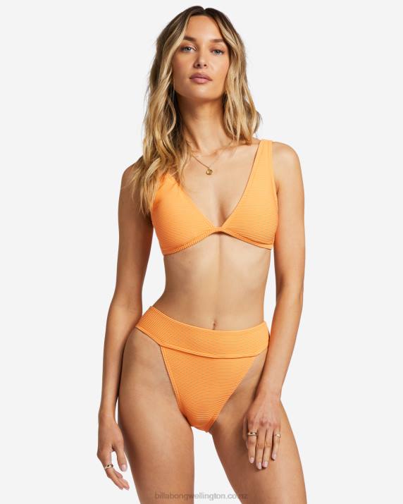 Women Orange Peel Billabong Tanlines Aruba Bikini Bottoms 80P81217