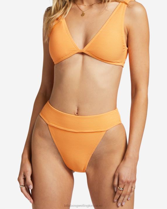 Women Orange Peel Billabong Tanlines Aruba Bikini Bottoms 80P81217