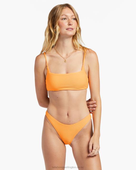 Women Orange Peel Billabong Tanlines Hike Bikini Bottoms 80P81216