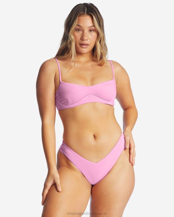 Women Paradise Pink Billabong Sol Searcher Fiji Bikini Bottoms 80P81624