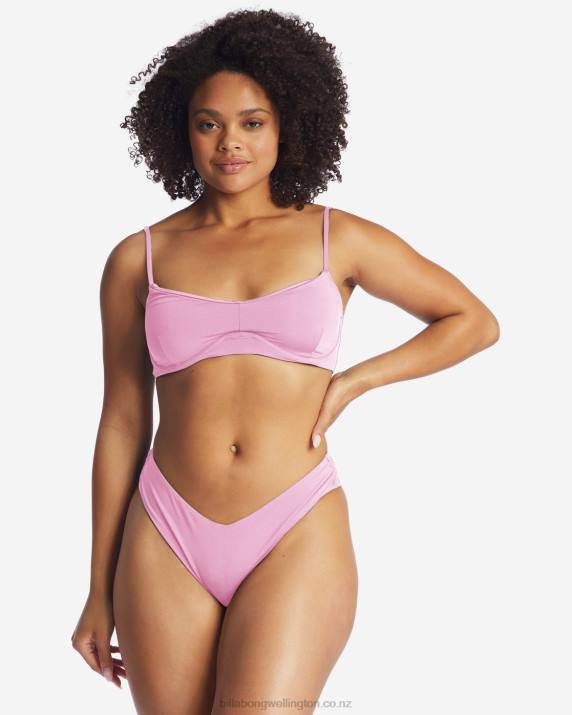Women Paradise Pink Billabong Sol Searcher Fiji Bikini Bottoms 80P81624