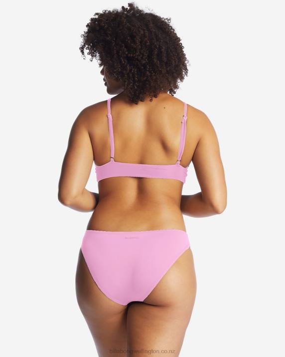 Women Paradise Pink Billabong Sol Searcher Lowrider Bikini Bottoms 80P81622