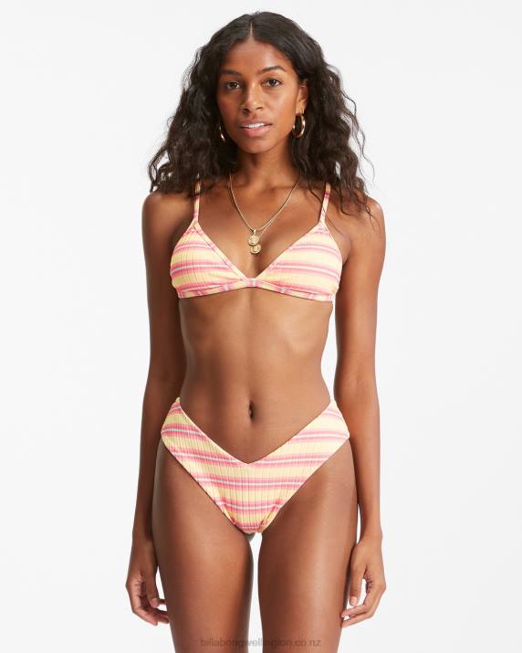 Women Pineapple Billabong Sunchaser Fiji Cheeky Bikini Bottoms 80P81595