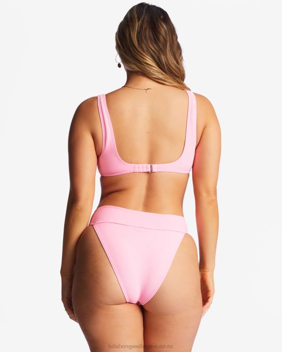 Women Pink Daze Billabong Tanlines Aruba Bikini Bottoms 80P81300