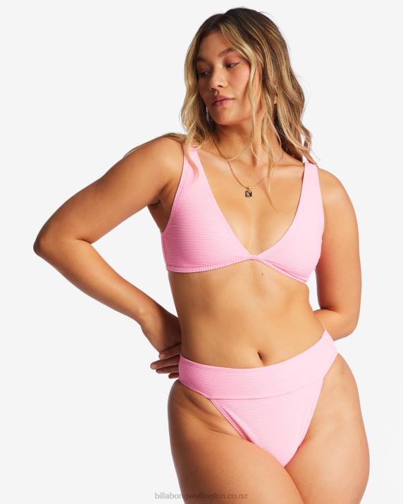Women Pink Daze Billabong Tanlines Aruba Bikini Bottoms 80P81300