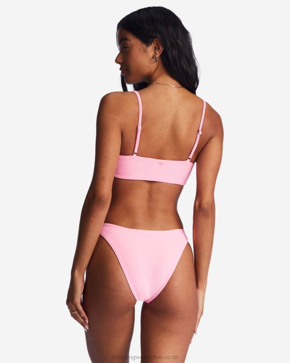 Women Pink Daze Billabong Tanlines Hike Bikini Bottoms 80P81491