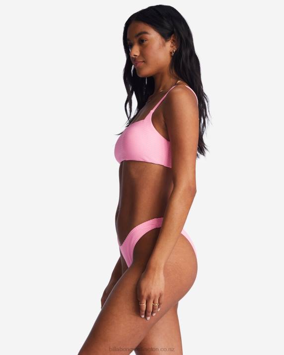 Women Pink Daze Billabong Tanlines Hike Bikini Bottoms 80P81491