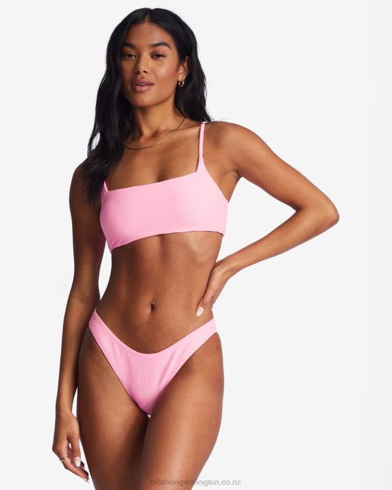Women Pink Daze Billabong Tanlines Hike Bikini Bottoms 80P81491