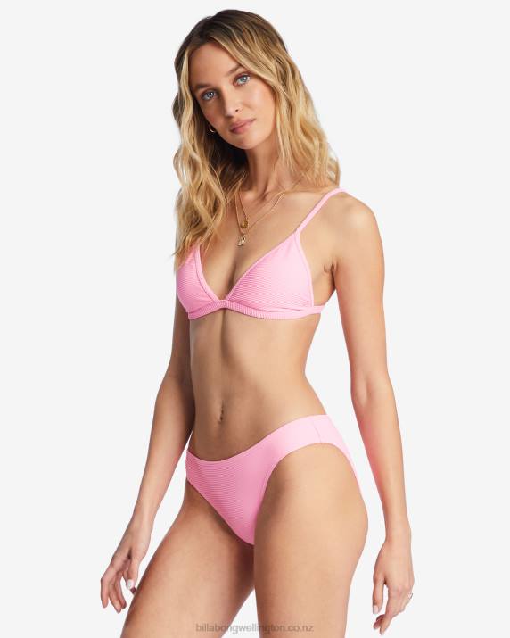 Women Pink Daze Billabong Tanlines Lowrider Bikini Bottoms 80P81298