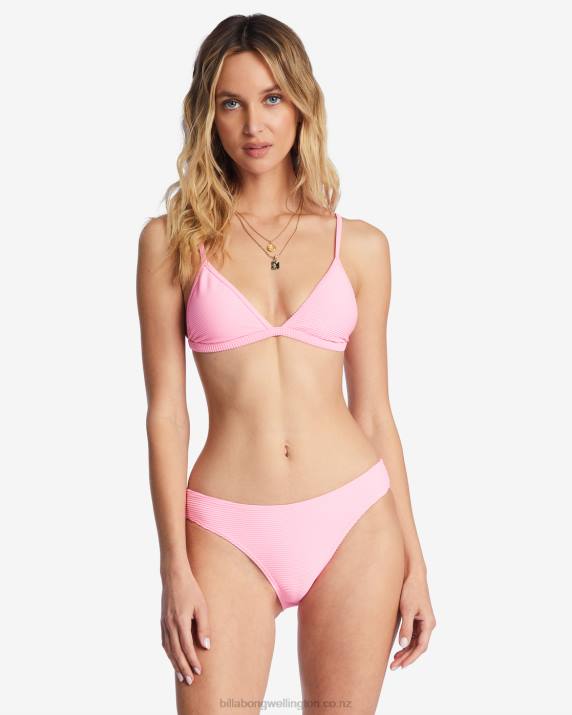 Women Pink Daze Billabong Tanlines Lowrider Bikini Bottoms 80P81298