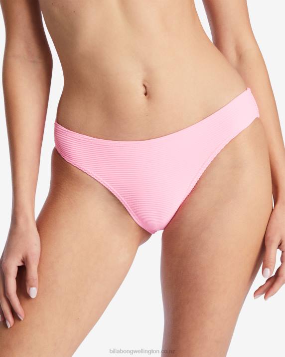 Women Pink Daze Billabong Tanlines Lowrider Bikini Bottoms 80P81298