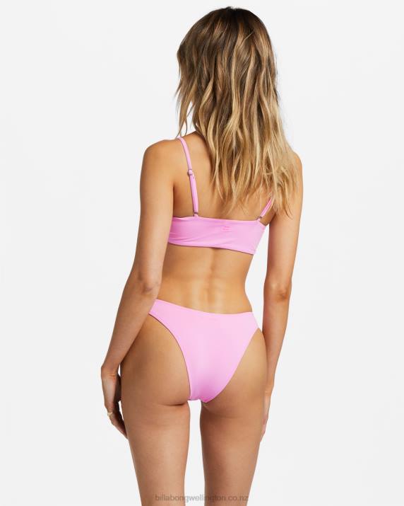 Women Pink Trails Billabong Sol Searcher Hike Bikini Bottoms 80P81220