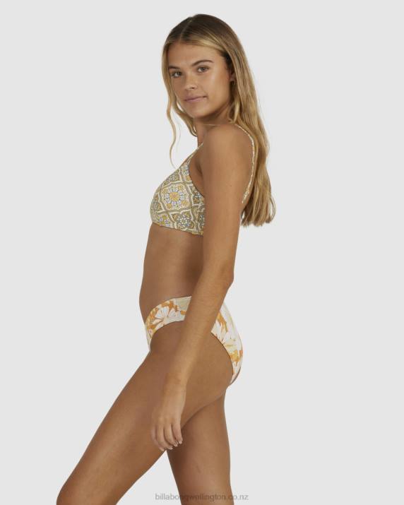 Women Rust Billabong Dalilah Bondi Bikini Bottoms 80P81511