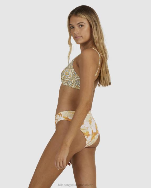 Women Rust Billabong Dalilah Bondi Bikini Bottoms 80P81511