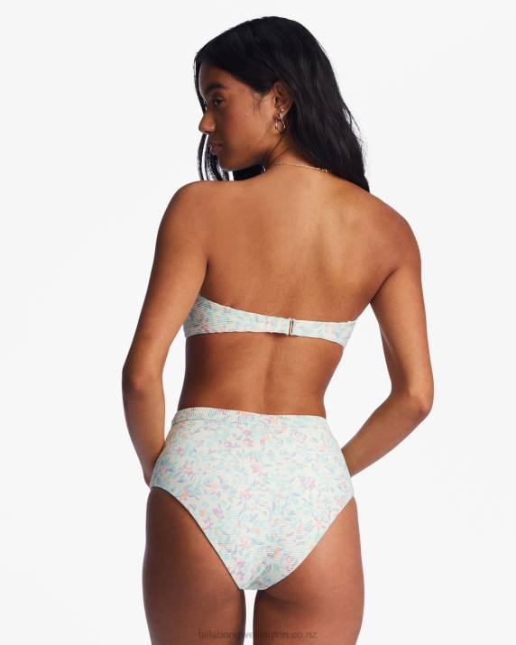 Women Salt Crystal Billabong Sweet Oasis Tanlines High Retro Bikini Bottoms 80P81412