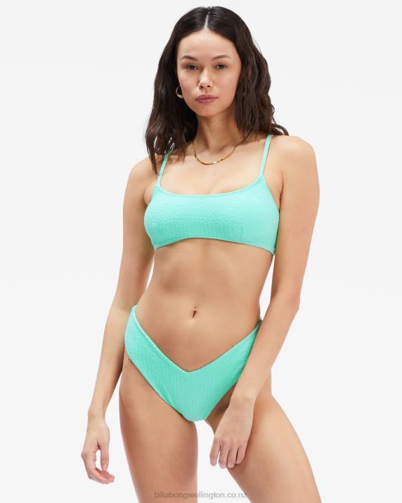 Women Spearmint Billabong So Dazed Fiji Cheeky Bikini Bottoms 80P81732