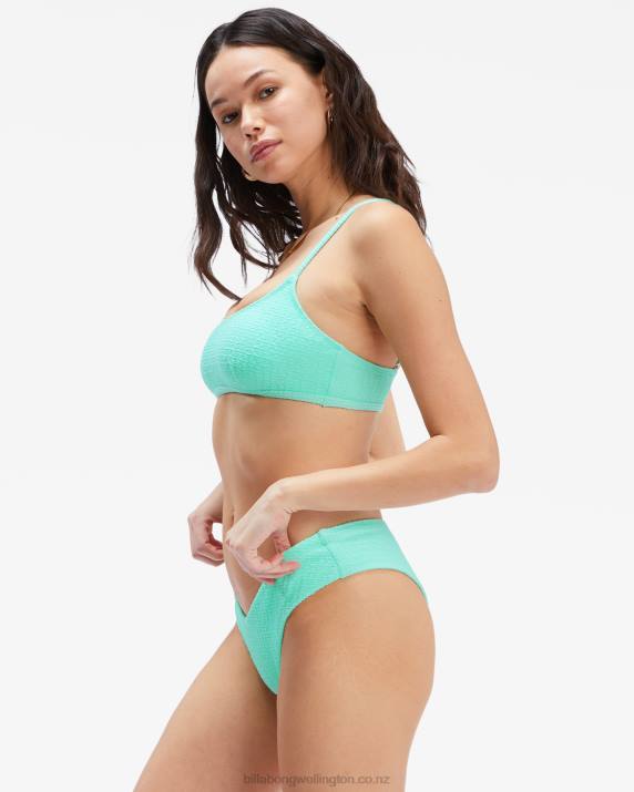 Women Spearmint Billabong So Dazed Fiji Cheeky Bikini Bottoms 80P81732