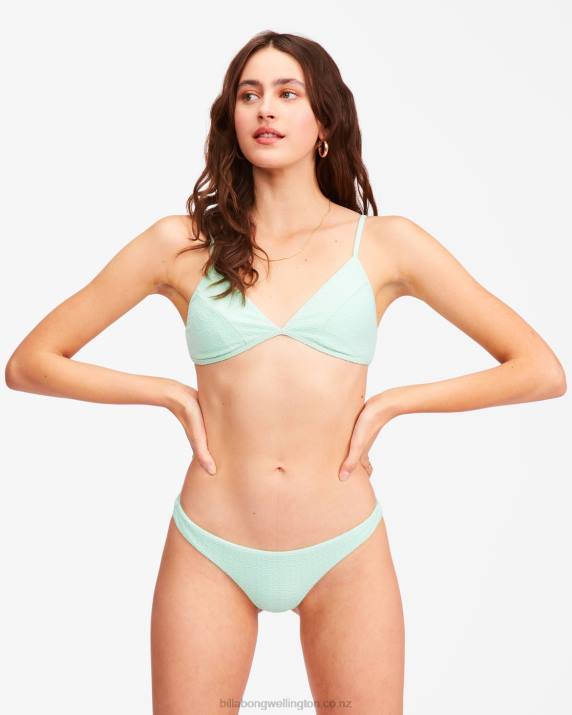 Women Spearmint Billabong So Dazed Tanga Skimpy Bikini Bottoms 80P81637
