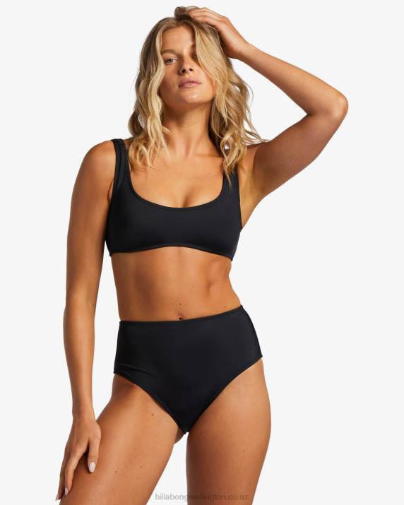 Women Black Billabong A/DIV Tank Bikini Top 80P81279