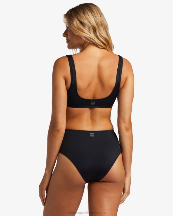 Women Black Billabong A/DIV Tank Bikini Top 80P81279