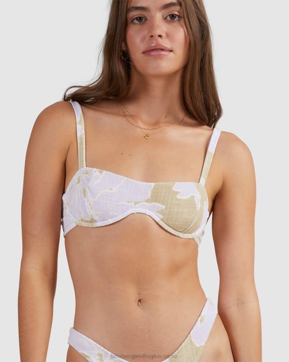 Women Hemp Billabong Haveli Bay Olivia Underwire Bikini Top 80P81601